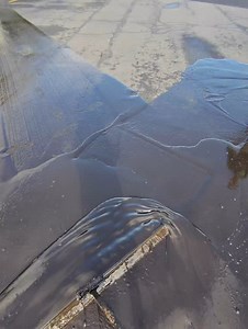 Sidewalk Secure 🫡 #sealcoating #satisfying #reels #prestigesealcoatingllc | Prestige Sealcoating & Striping LLC