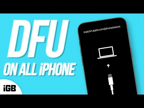 How to Put iPhone in DFU Mode | iPhone 15, iPhone 14, iPhone 13