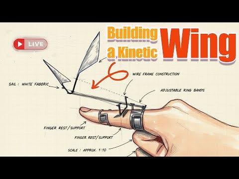 Building a Kinetic Mechanical Wing Sculpture That Flies!🪽