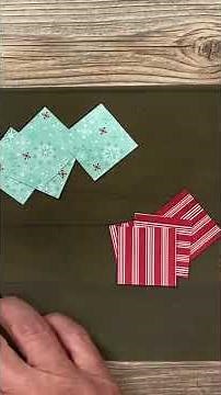 Easy Christmas Pinwheel Card 🎄 | Perfect for Paper Scraps!