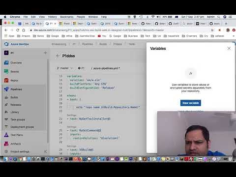 Variables in Azure devops pipeline build | User defined and predefined variables