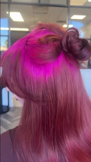 Bright Pink Ghost Roots with Pulp Riot Hair 👻🩷