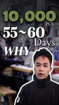 Why 10,000 Uniforms Take 55–60 Days (PO to Arrival)