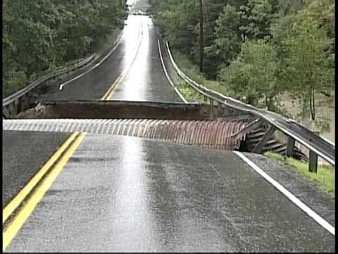 Sudden Maine road collapse.