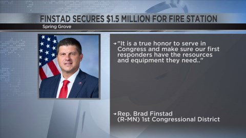 Spring Grove Fire Department to receive $1.5 million for new station
