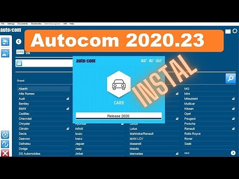 How to install the software AUTOCOM DS150 V2020.23 , So installieren Sie die Software , programvaren