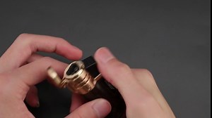 Torch Cigar Lighter 2 Pack Triple Jet Flame Refillable Butane Lighter Gas Fluid Lighter Jet Torch Lighters Butane Cigar Lighter-Butane NOT Included (Rose Gold & Black)