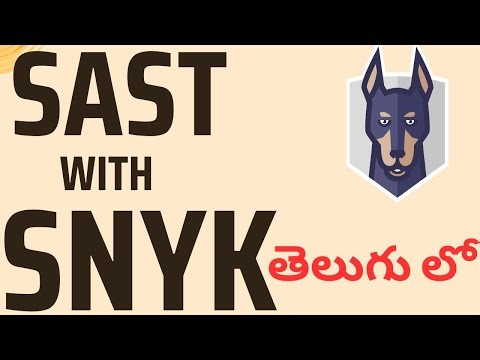 Snyk SAST Scan in #telugu elugu | Static Code Analysis with Snyk | ‪@CodeKamikaze‬ | Snyk (4)