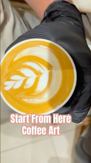 How To Make Latte Art 🤍💯