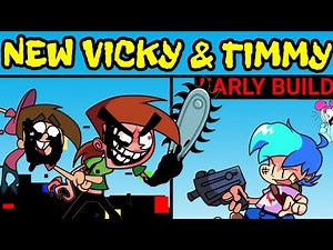 Friday Night Funkin' New VS Pibby Vicky & Timmy | Come Learn With Pibby x FNF Mod