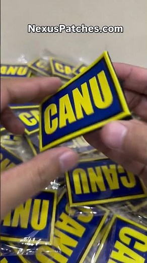 Custom PVC Patches with velcro hook and loop backing