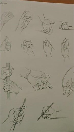Hands Drawing #shorts #viral #trending #shortsfeed