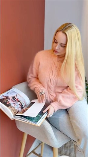 Angora sweater V-collar, by Franka🍑#etsyshop #handmade #handmade #winteroutfits #angora #sweater