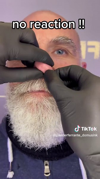 🔩PIERCING SEPTUM 🔩 #piercing #septum #noreaction #fyp #foryou #perte