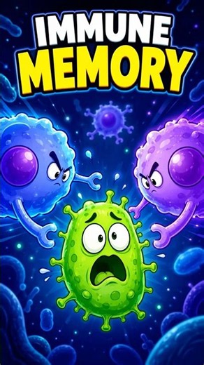 Why Your Immune System Remembers Its Enemies #science #facts #biology