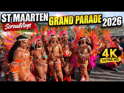 ST MAARTEN GRAND PARADE 2026 🇸🇽 | CRAZIEST Carnival Moments (4K)