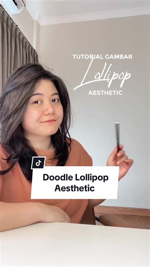 Tutorial Menggambar Doodle Lollipop Aesthetic