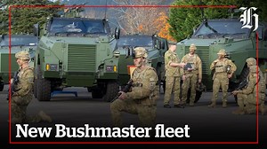 17K views · 315 reactions | Soldiers from the Linton-based Queen Alexandra's Mounted Rifles division were keen to show off their new $100m fleet of 43 Australian-made Bushmasters to Defence Minister Andrew Little at Trentham Military Camp in Upper Hutt.  https://tinyurl.com/yuw4cauv #FOCUS | nzherald.co.nz | Facebook