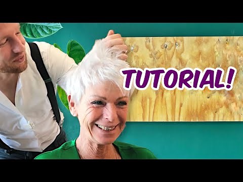 Step-by-Step Haircut Tutorial: Mastering The Short Grey Pixie with clippers