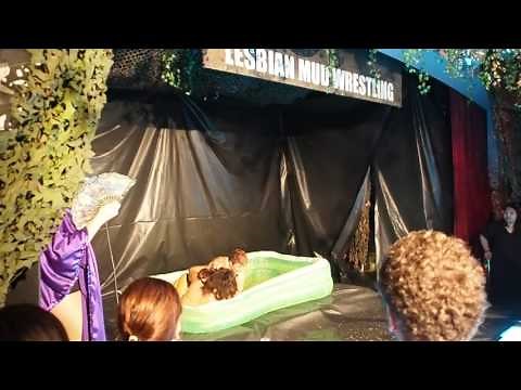 MONKEY MOMENTS - LESBIAN MUD WRESTLING ROUND 1 ...