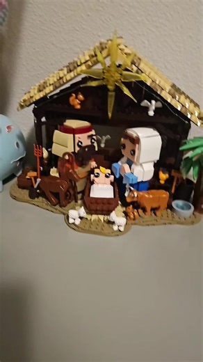 Finshed!! 1000 Piececs Later♥️ 🛒@BuildBoat #building #nativity #nativityscene #fun #build