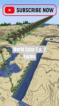 World Eater Ep 2 -- Farms #minecraft #minecraftbuilding #farming