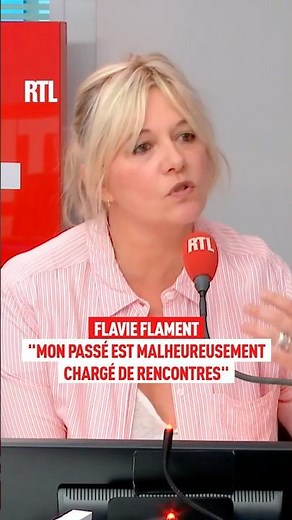 "My past is unfortunately filled with such encounters": Flavie Flament on RTL