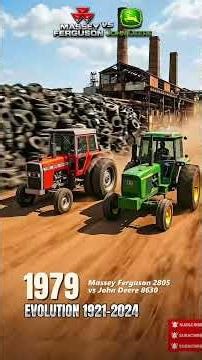 Massey Ferguson vs John Deere (1921-2024)! 103-Year Tractor Evolution! | ShiftEvo