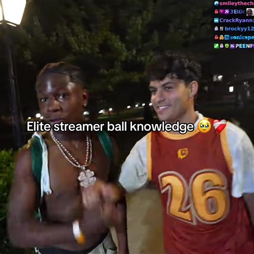 Elite streamer ball knowledge 🥹❤️‍🩹 (Twitch - StableRonaldo) #fyp #stableronaldo #rakai #kaicenat #streameruniversity