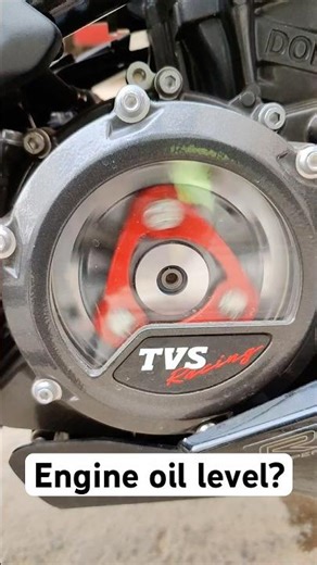 How to check the Engine Oil Level on an Apache RTR 310?