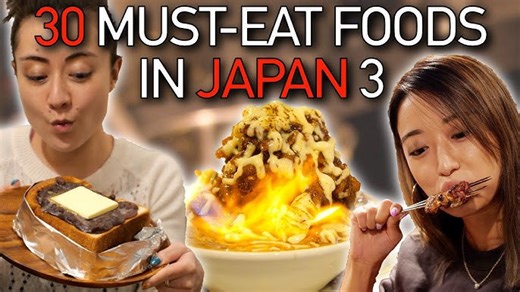 30 Must-Eat Foods in Japan 3 4K | Add These To Your Japan Bucket List!