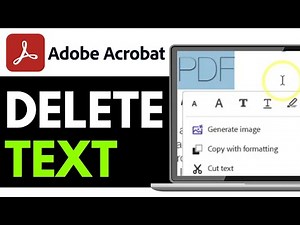 How to Delete Text on Adobe Acrobat 2026 (QUICK GUIDE)