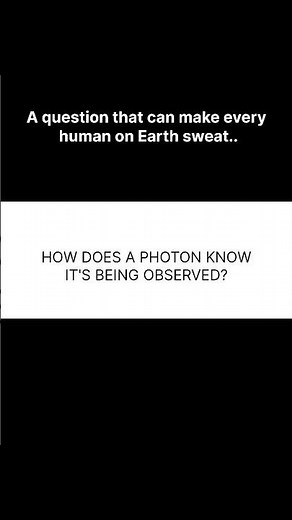 How does a photon know it’s being observed? #quantumphysics #photon #doubleslitexperiment