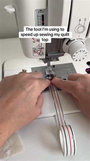 5.2K views · 28 reactions | Using 1/4” seam tape to speed up sewing my quilt top! Get it here: https://quiltingcrafthub.com/products/diagonal-seam-tape-for-sewing-straight #quilting #quilts #quilters #quilt #sewingforyoupage #sewing #viral #fypシ゚ #Halloween | Quilt Patterns PDF | Facebook