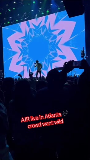 AJR LIVE IN ATLANTA 🎶 CROWD WENT WILD #ajr #ajrlive #concertvibes #livemusic #musicshorts #indiepop