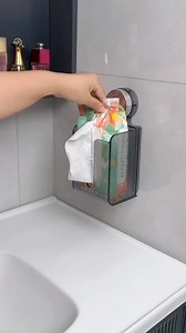 For those who use a lot of paper at home, check out this wall-mounted tissue box that doesn't require drilling | MYK