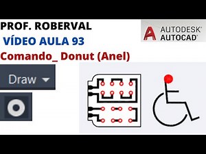Aula 93 - Comando_ Donut (Anel) no AutoCAD.