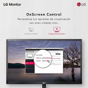 Con la función OnScreen Control de tu LG Monitor (22MK400H-B)...