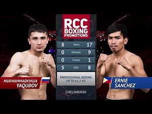 Мухаммадхуча Якубов vs Эрни Санчез / Mukhammadkhuja Yaqubov vs Ernie Sanchez