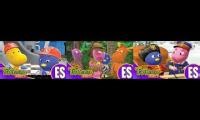 Mix of 3 videos from youtube : los backyardigans episodios
