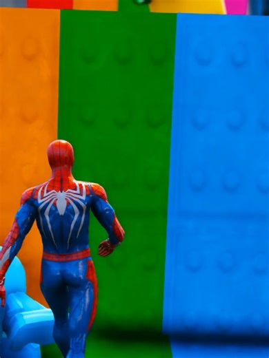 GTA 5 Epic Ragdolls: Red Spiderman vs Red Mini