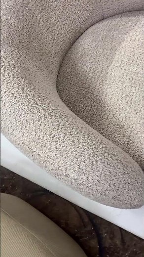Modern Cream Bouclé Swivel Chair | Luxury Interior Design Unboxing & Review #swivelchair