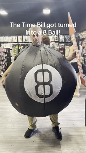 Bill's Transformation into a Giant 8 Ball!