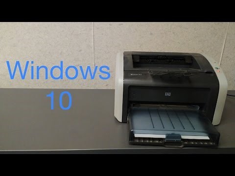 How to Install a HP Laserjet 1012 in Windows 10 (Unsupported Personality PCL mentioned)
