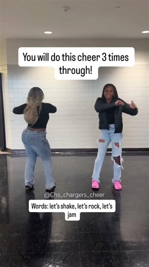 💙🩵📣 CHS Cheer Tutorial #cheer #cheerleading #school