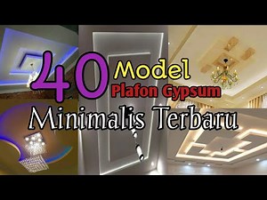 40 latest minimalist gypsum ceiling models