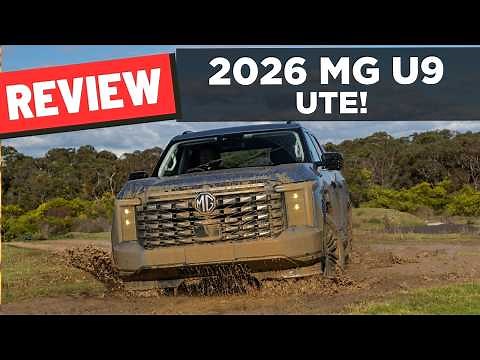 2026 MG U9 ute review: POV test drive & off road