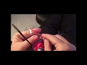 CONTINENTAL KNITTING: Knitting with a Knitting Finger Ring #fingerring #knitting #patternknitting