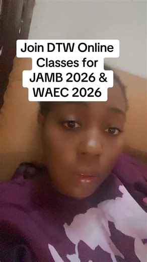 Join DTW Online Classes for JAMB 2026 & WAEC 2026 #jamb #jamb2026 #dtwtutorials #waec #waec2026