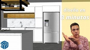 En este video te mostramos el diseño (dibujo) de una cocina blanca con madera utilizando el programa de sketchup, lo anterior, en menos de 3 minutos. Comenzamos con la instalación de los gabinetes de cocina, después continuamos con las alacenas de cocina y finalmente, la instalación de la isla de cocina. #carpinteria #diy #Hazlotumismo #cocinas #cocinasbonitas #cocinasmodernas #cocinasintegrales #planosdecocina #plañosdecocina #planosdecocinas | El cocinator